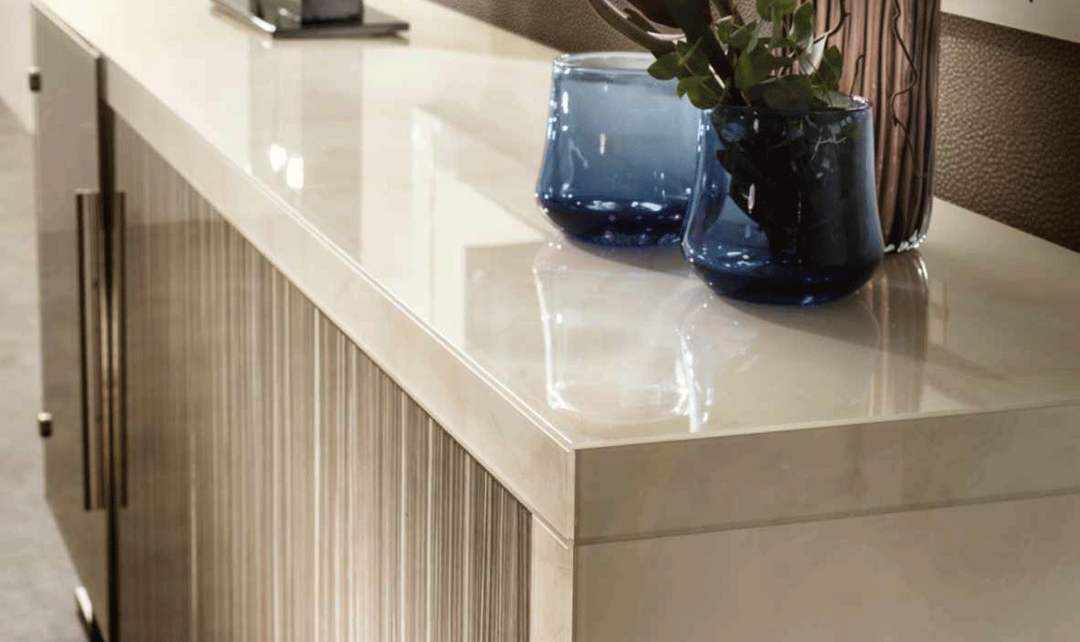 Luce Dining Room Set In Beige- Jennifer Furniture