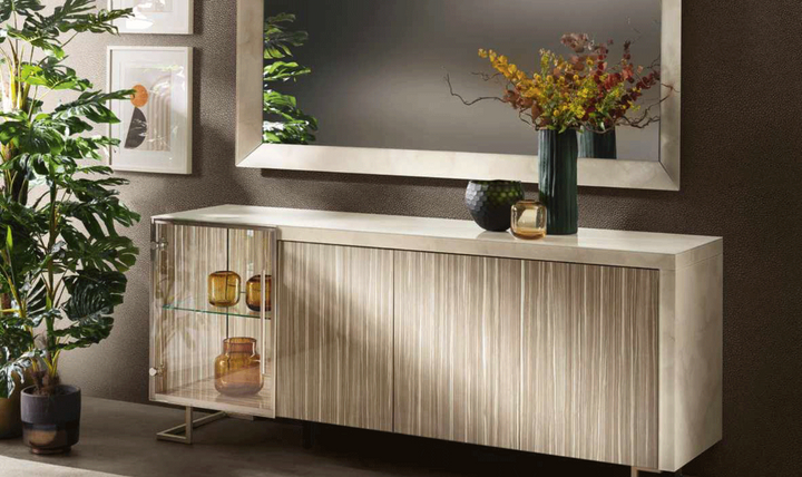 Luce Dining Room Set In Beige- Jennifer Furniture