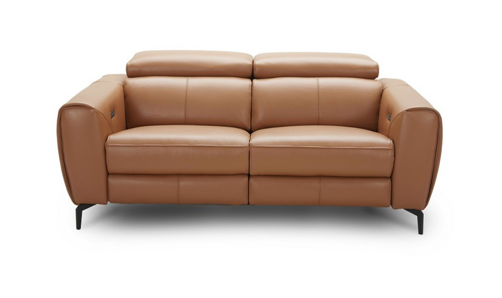 Lorenzo Reclining Premium Italian Leather Motion Sofa- Jennifer Furniture