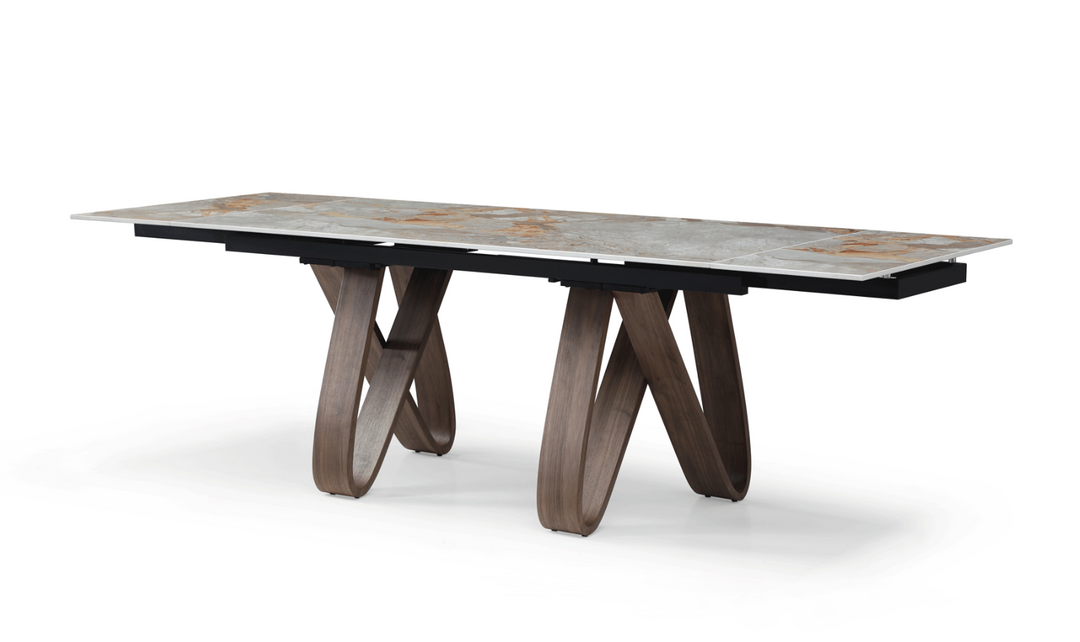ESF Italia Bruno Extendable Brown Dining Table- Jennifer Furniture