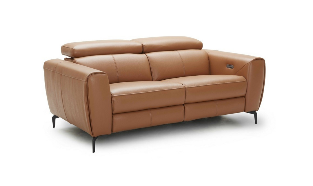 Jennifer Italia Azur Leather Power Reclining Living Room Set