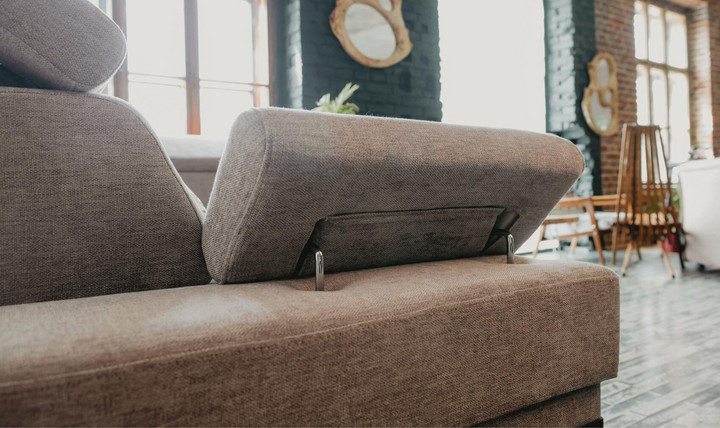 ESF Furniture Garda 3-Seater L-Shaped Sectional Sleeper Sofa with Chaise