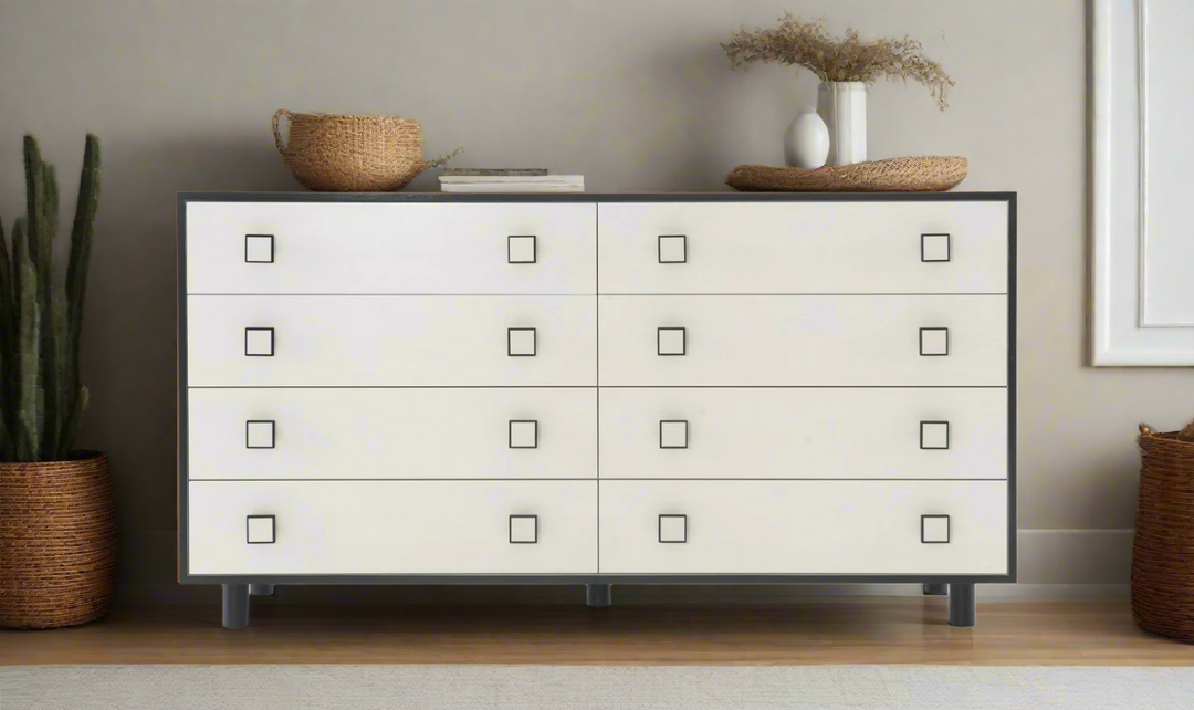 Bernhardt Silhouette Dresser with Soft-Closing Drawers & Knob Handles in Two Options