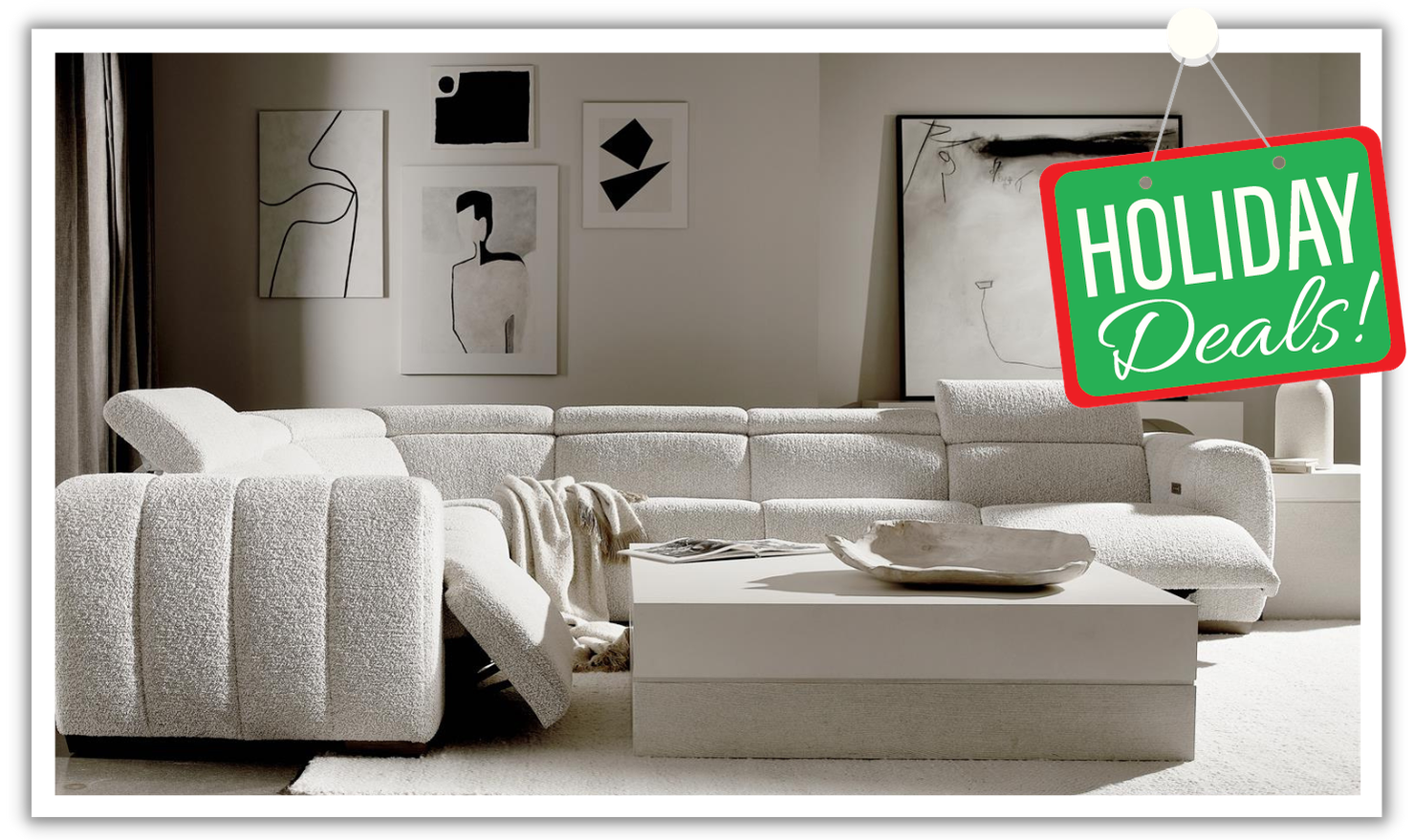 Buy Bernhardt Aldo 4-Piece Power Motion Sectional in Light Gray