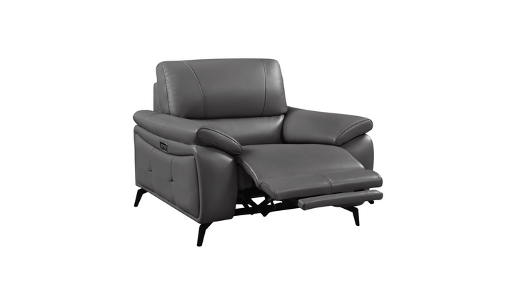 ESF Italia Jake Leather Electric Recliner Living Room Set