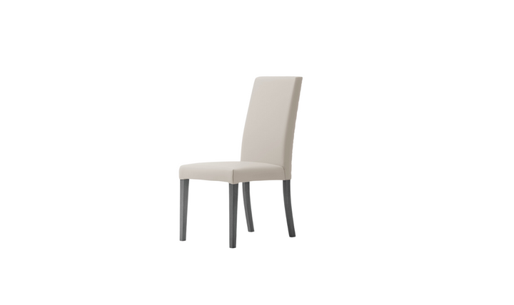 ESF Italia Vulcano Fabric Upholstered Dining Chair In Gray- Jennifer Furniture