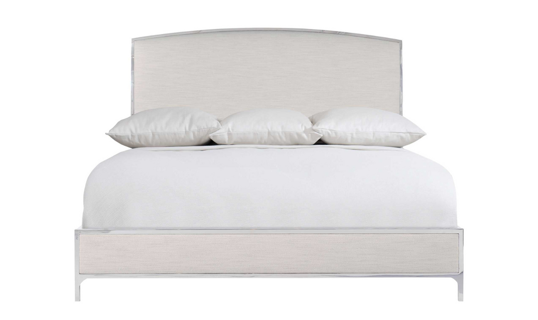 Bernhardt Silhouette Sleigh Headboard Bed with Upholstered Side Rails (King)