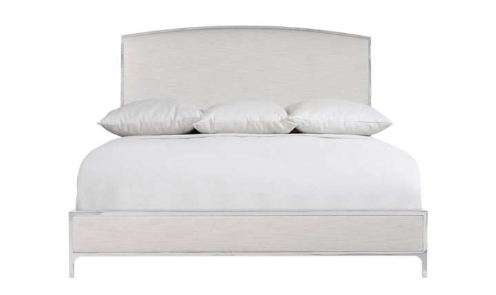 Bernhardt Silhouette Sleigh Headboard Bed with Upholstered Side Rails (King)