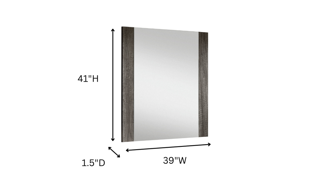 Portofino Premium Brown Rectangular Wooden Bedroom Set