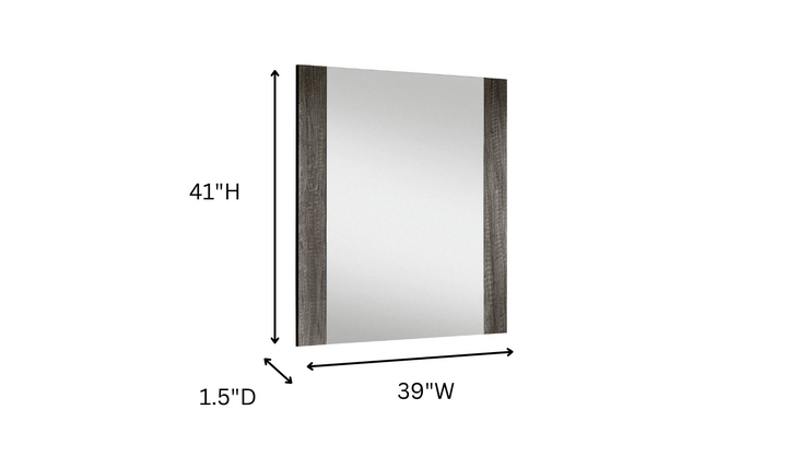 Portofino Premium Brown Rectangular Wooden Bedroom Set