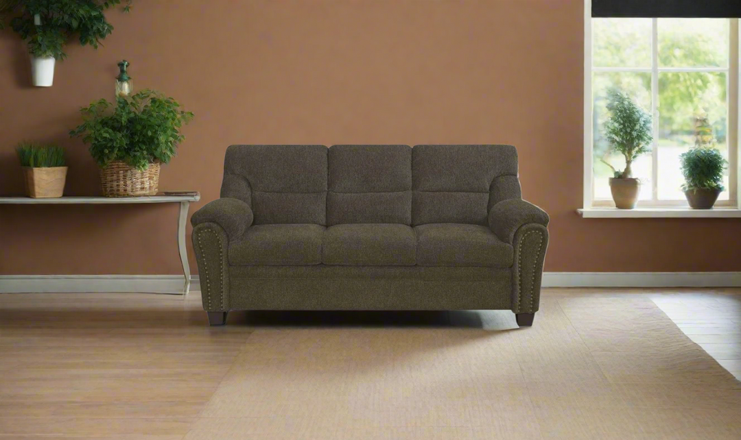 Coaster Furniture Clemintine 3-Seater Stationary Fabric Sofa- Jennifer Furniture