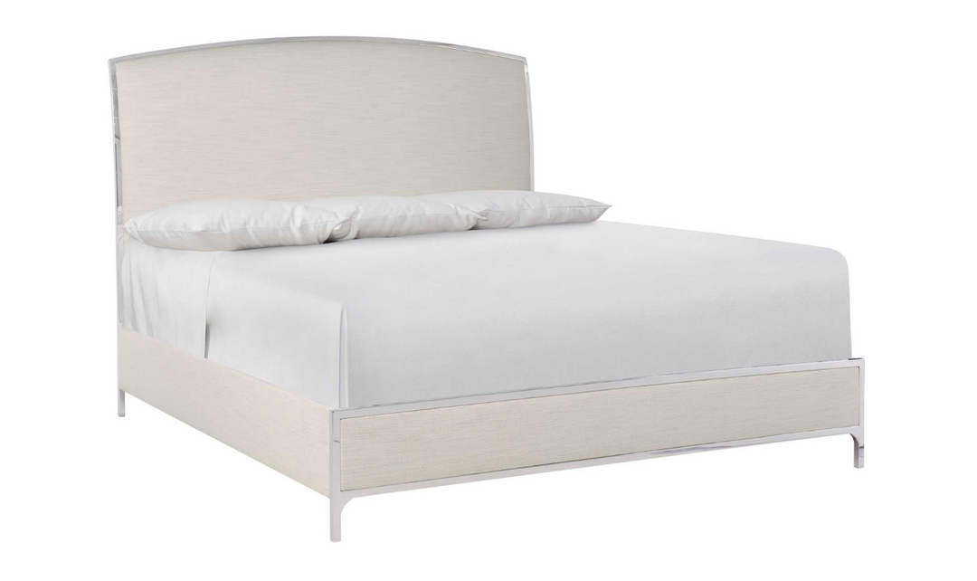 Bernhardt Silhouette Sleigh Headboard Bed with Upholstered Side Rails (King)
