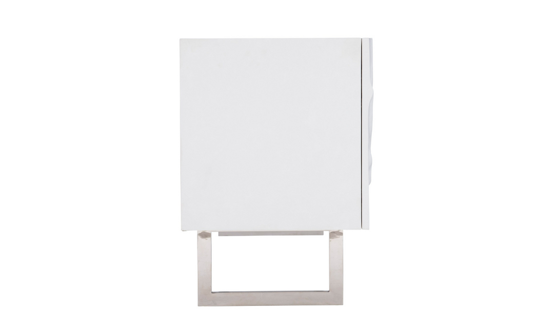 Bernhardt Penrose Rectangle Wood Buffet in White Plaster Finish-Jennifer Furniture