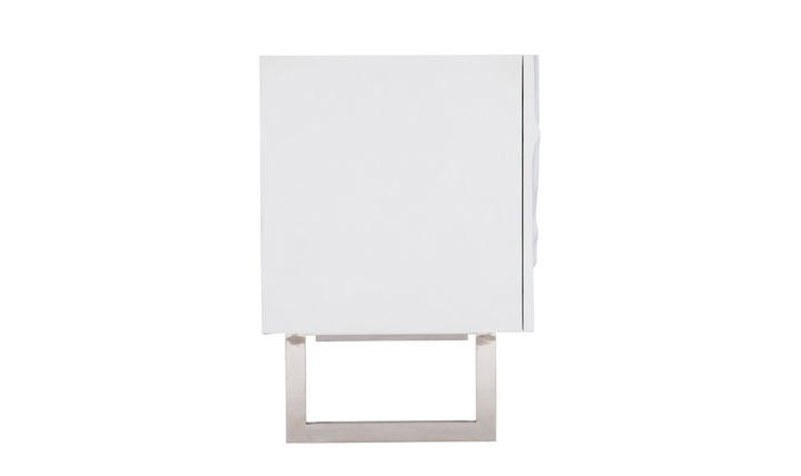 Bernhardt Penrose Rectangle Wood Buffet in White Plaster Finish-Jennifer Furniture