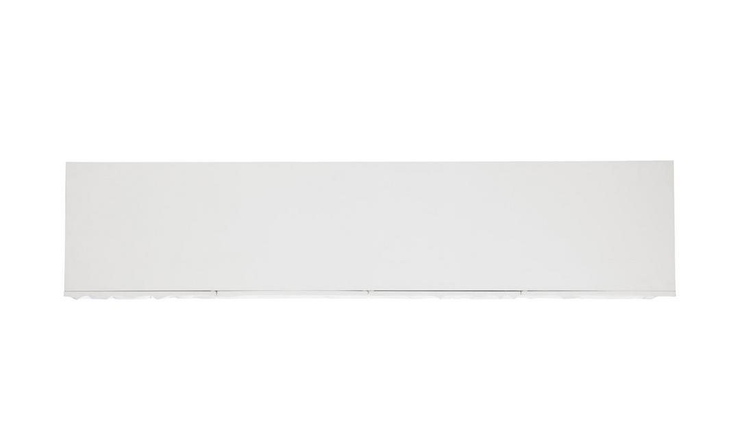 Bernhardt Penrose Rectangle Wood Buffet in White Plaster Finish-Jennifer Furniture