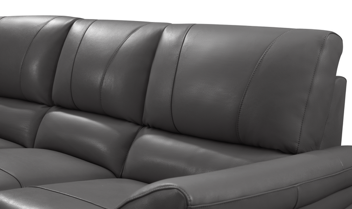 ESF Italia Jake 3 Seater Leather Electric Recliner Sofa with Cushion Arms