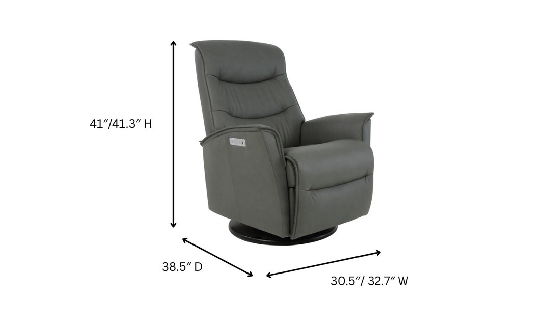 Fjord Dallas Power Recliner Chair With Lumbar Support