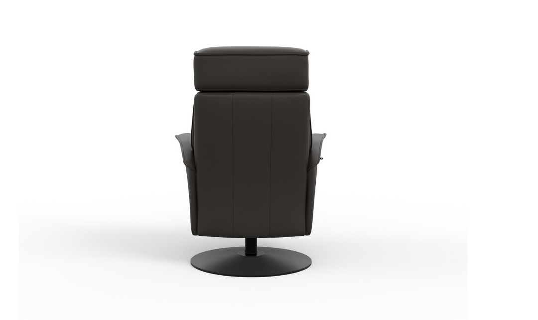 Fjords Bo Leather Swivel Glider Power Recliner Chair-Jennifer Furniture