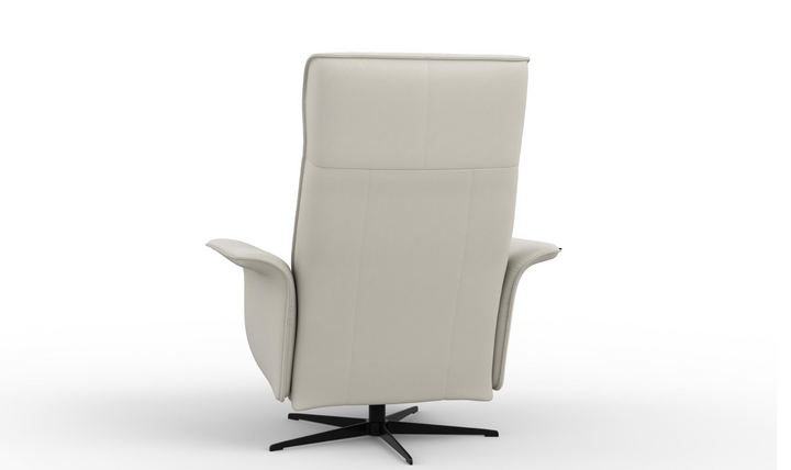 Fjords Finn Leather Swivel Glider Power Recliner Chair