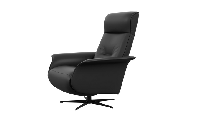 Fjords Finn Leather Swivel Glider Power Recliner Chair-Jennifer Furniture