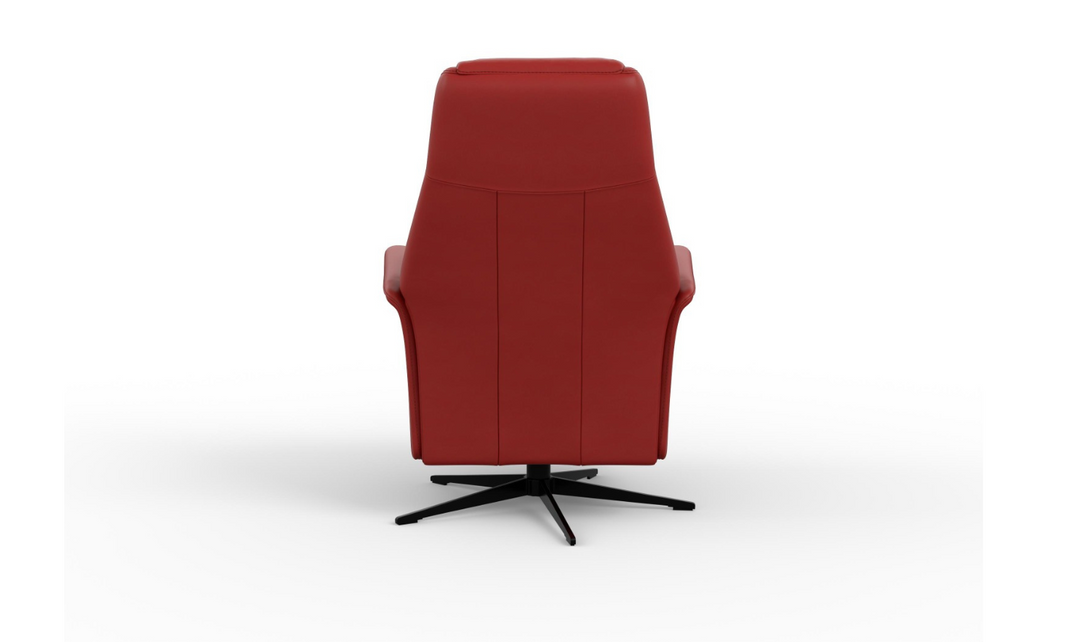 Fjords Jakob Leather Swivel Glider Power Recliner Chair-Jennifer Furniture