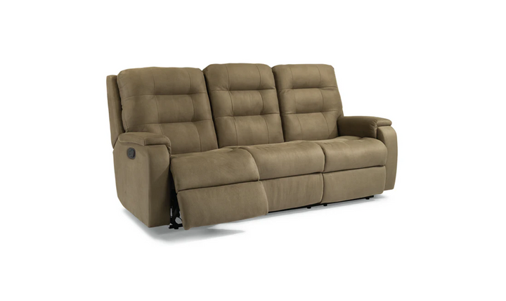 Flexsteel Arlo 3-Seater Reclining Sofa with Power Headrests
