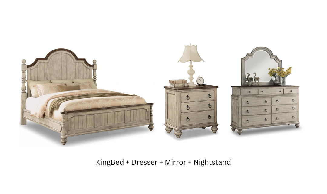 Plymouth bedroom set-Bedroom Sets-Jennifer Furniture