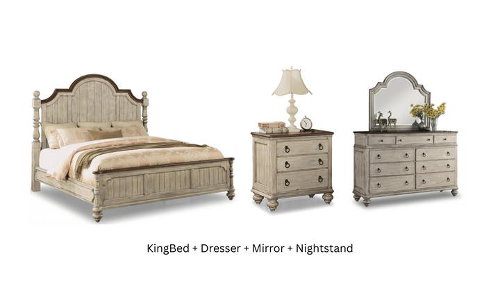 Plymouth bedroom set-Bedroom Sets-Jennifer Furniture