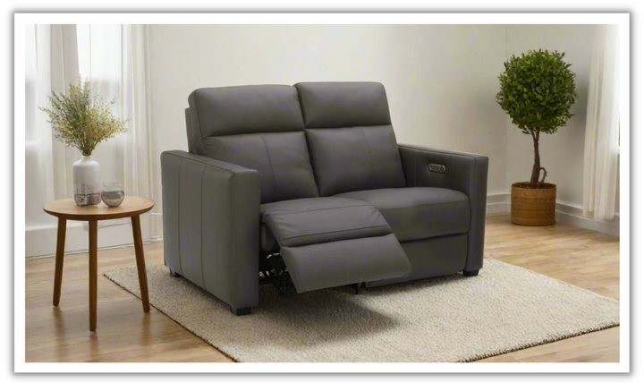 Flexsteel Broadway Power Reclining Loveseat With Power Headrest-jennifer funiture