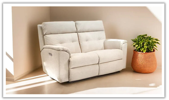 Flexsteel Mason Power Reclining Loveseat With Headrest