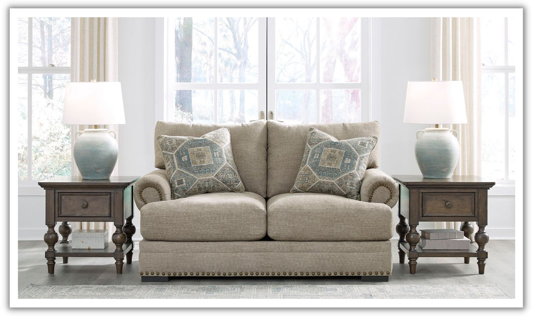 Galemore 2 Seater Loveseat with Rolled Arms