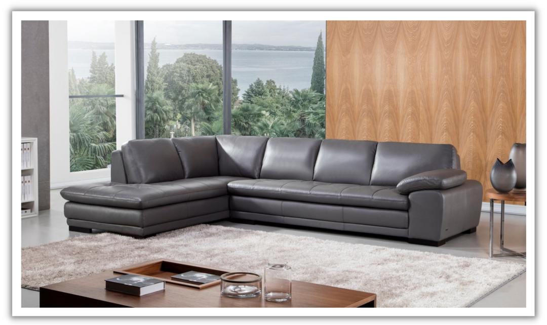 Gio Italia Block 4-Seater Leather Sectional Sofa with Chaise-jennifer furniture