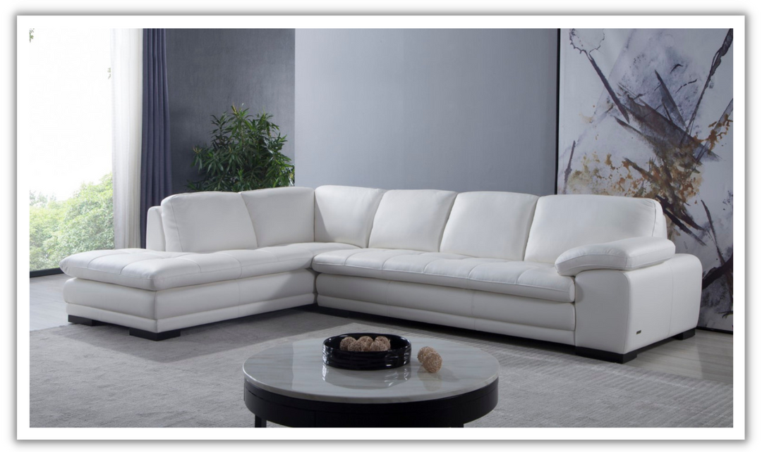 Gio Italia Block 4-Seater Leather Sectional Sofa with Chaise-jennifer furniture