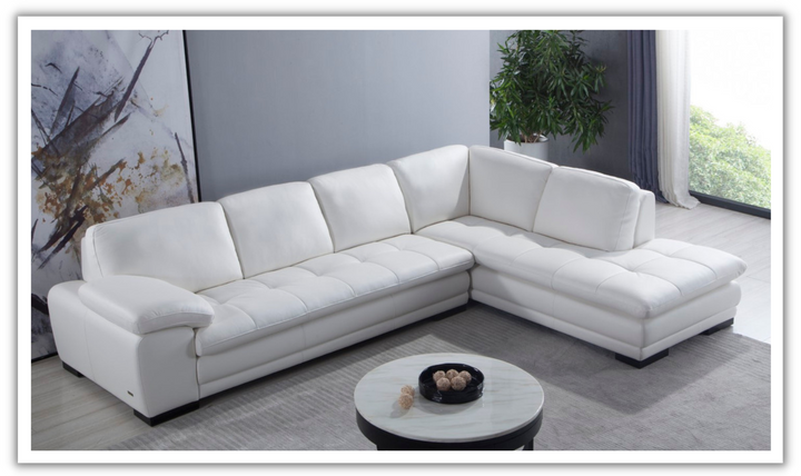 Gio Italia Block 4-Seater Leather Sectional Sofa with Chaise-jennifer furniture
