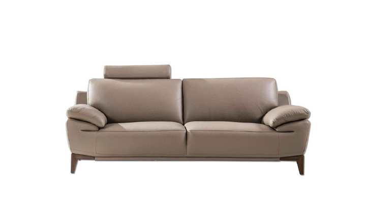 Gio Italia Galina 2-Seater Leather Sofa with Adjustable Headrests