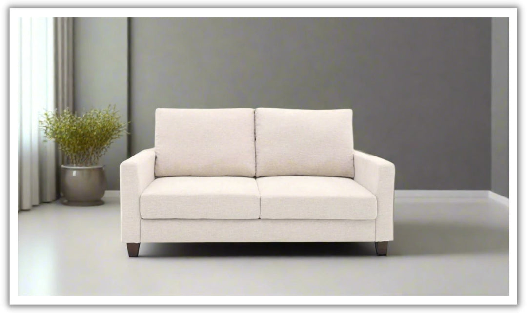 Gio Italia Cuddle Queen Fabric Sleeper Sofa With Nest Function