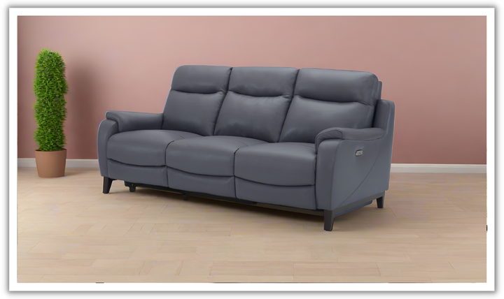 Leonard 3-Seater Dual Power Sofa with Adjustable Headrest