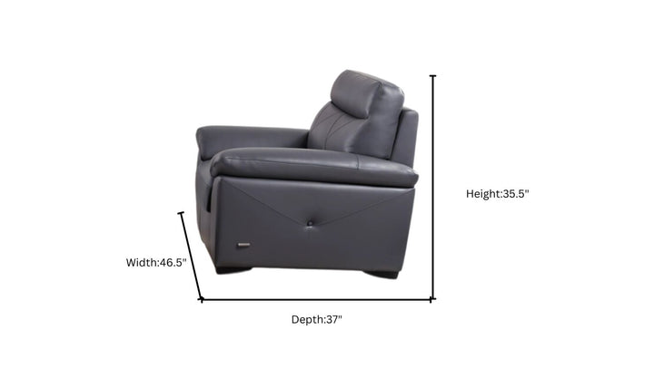 Gio Italia Latitude Stationary Leather Living Room Set (2 Pieces / 3 Pieces)