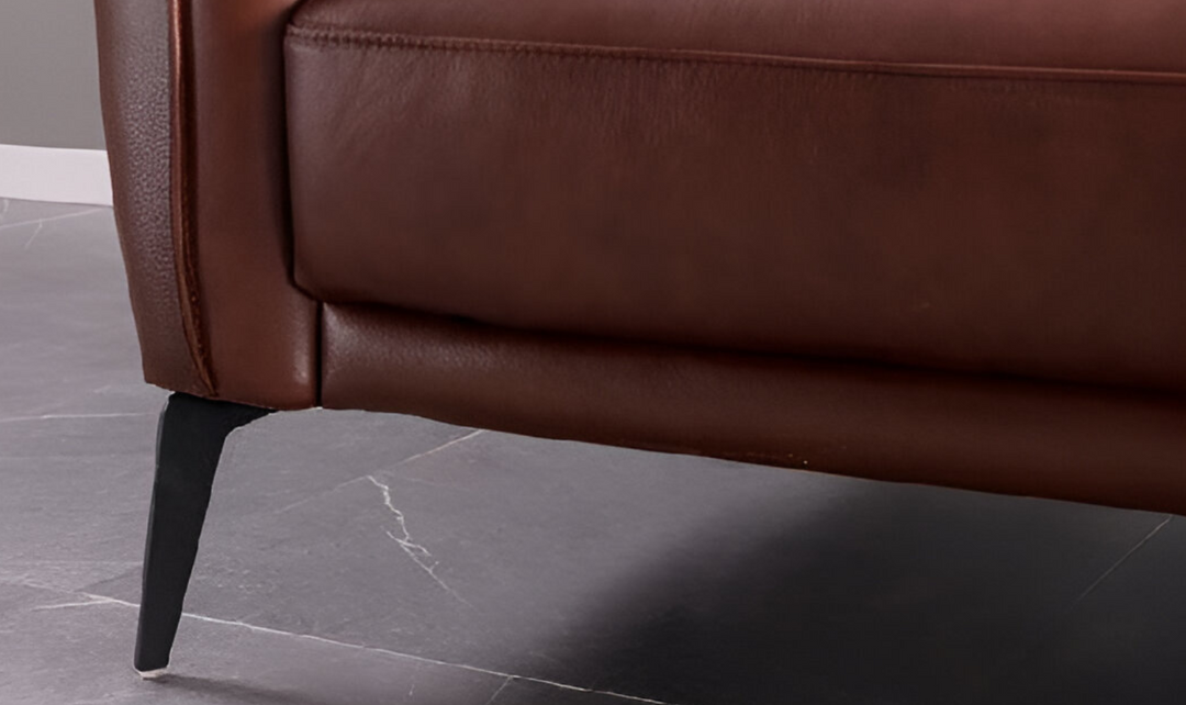 Gio Italia Signiya 2-Seater Leather Sofa with Tufted Back