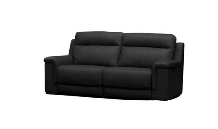 Klaussner Dakota Power Recliner Sofa With USB Port in Black