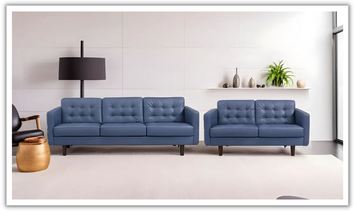 Gio Italia Venere Leather Tufted Back Living Room Set (2 Pieces / 3 Pieces)