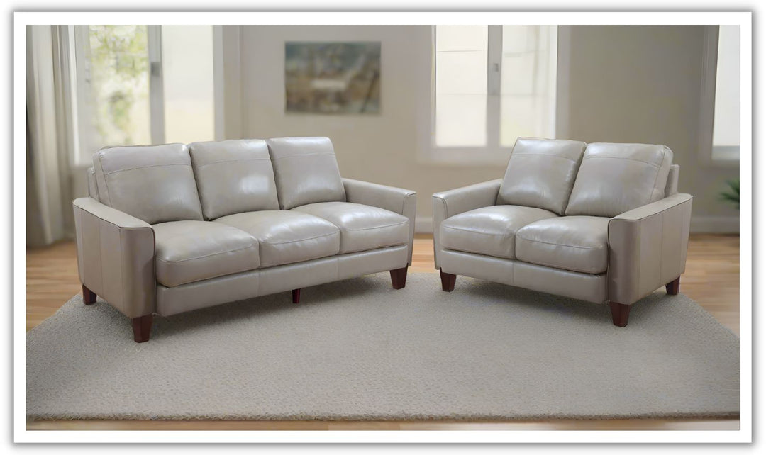 Gio Italia York Classic Leather Living Room Set (2 Pieces/ 3 Pieces)