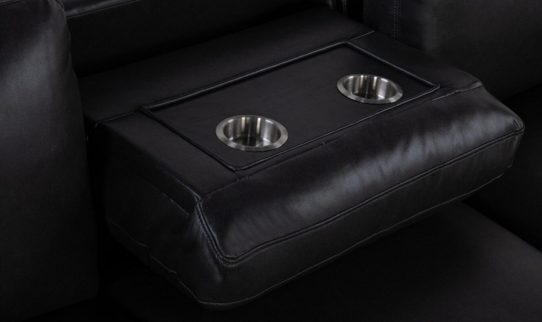 Global Furniture Blanche Charcoal 3-Seater Fabric Sofa Bed With USB-jennifer furniture