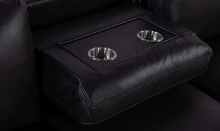 Global Furniture Blanche Charcoal 3-Seater Fabric Sofa Bed With USB-jennifer furniture