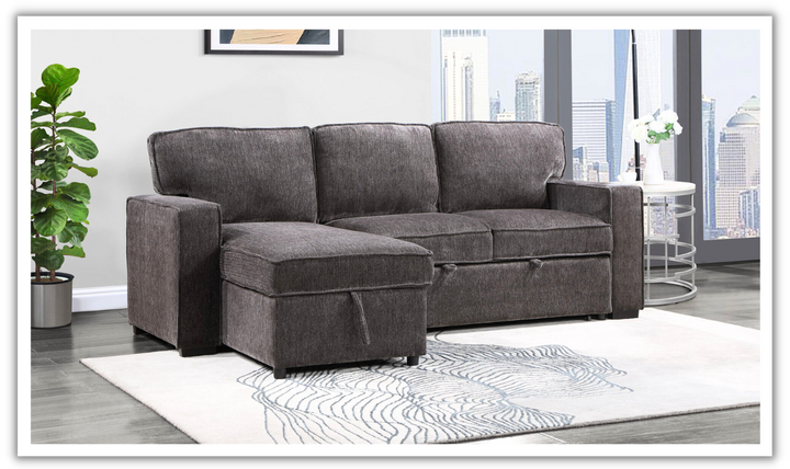 Global Furniture Nordik Reversible Pull Out 3-Seater Fabric Sleeper-jennifer furniture