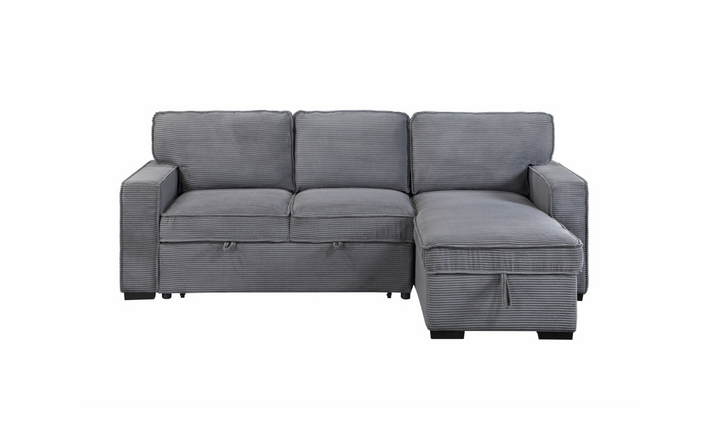 Global Furniture Nordik Reversible Pull Out 3-Seater Fabric Sleeper Sofa