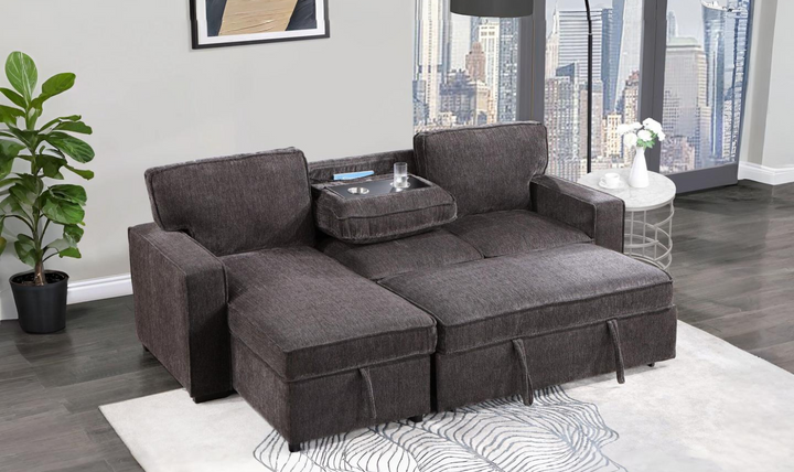 Global Furniture Nordik Reversible Pull Out 3-Seater Fabric Sleeper-jennifer furniture