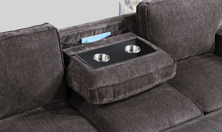 Global Furniture Nordik Reversible Pull Out 3-Seater Fabric Sleeper-jennifer furniture