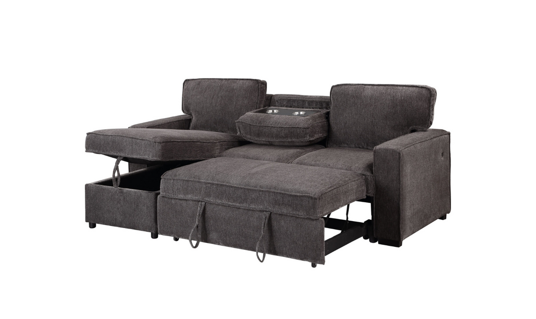 Global Furniture Nordik Reversible Pull Out 3-Seater Fabric Sleeper-jennifer furniture