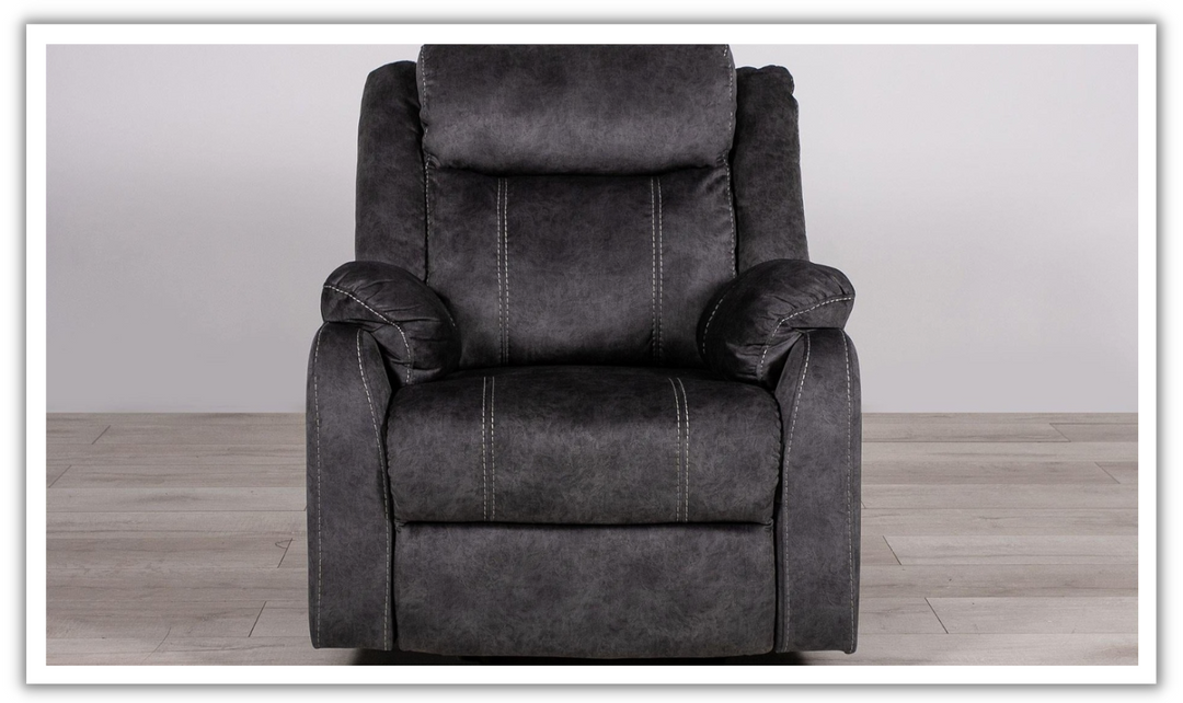 Global Furniture Giada Manual Glider Recliner Chair w/ Pillow Top Arms-jennifer furniture